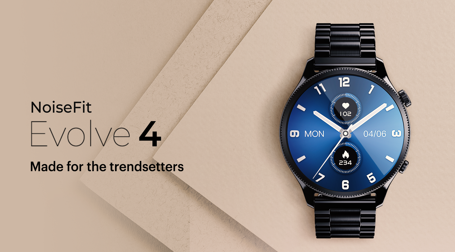 Fashionably Fit: NoiseFit Evolve 4 for Trendsetters