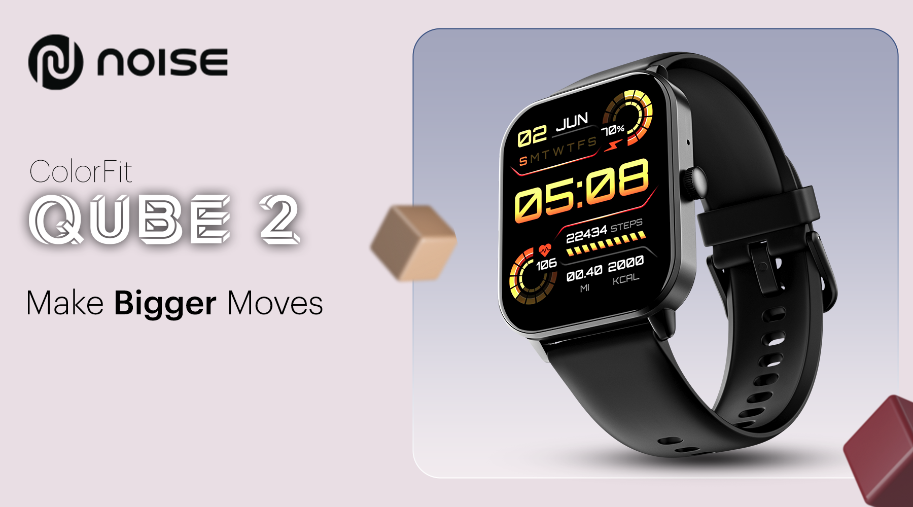 Noise Colorfit Qube 2- Make Bigger Moves