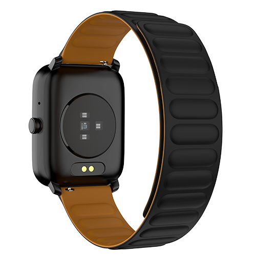 Bounce Magnetic Flow Reversible Dual Tone Silicone Watch Strap