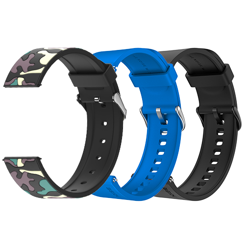 Hike Bundle Set Of 3 Watch Straps 20mm