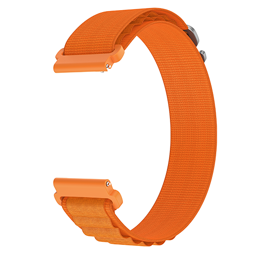Orange / 22mm / Leather