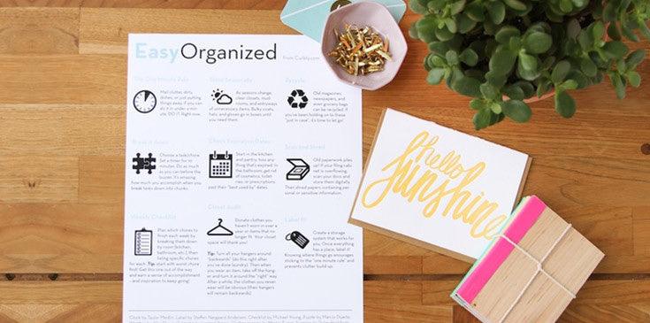 My Ultimate Cheat Sheet on How I stay organized