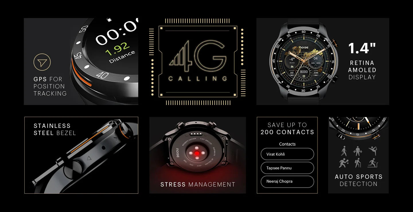 NoiseFit Voyage 4G eSIM