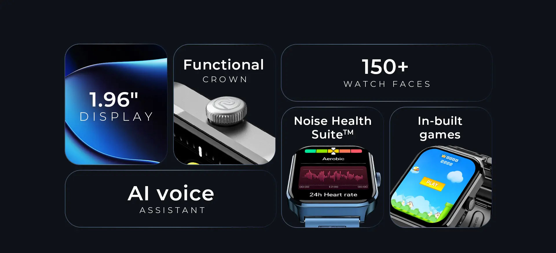 Noise ColorFit Canvas Smartwatch Elite Edition