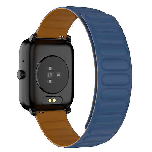 Bounce Magnetic Flow Reversible Dual Tone Silicone Watch Strap 22mm