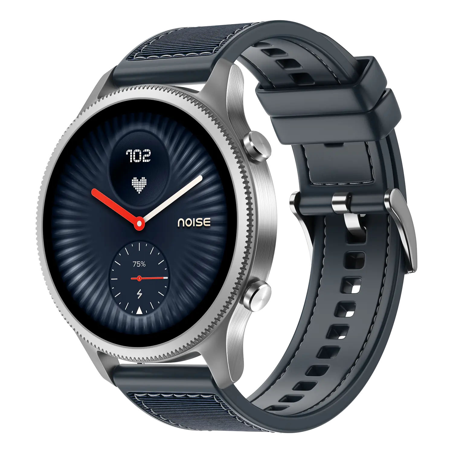 NoiseFit Halo Smartwatch  ( Midnight Alloy )