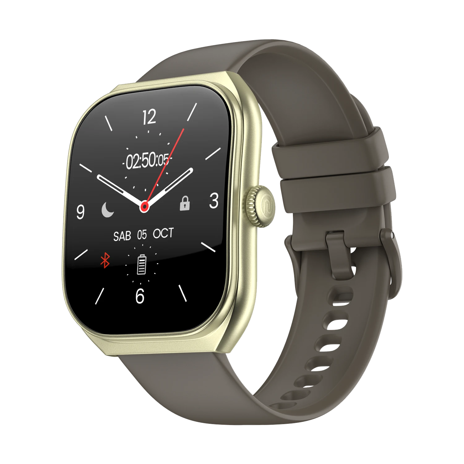 Noise ColorFit Icon Arc Smartwatch ( Nickel Brown )