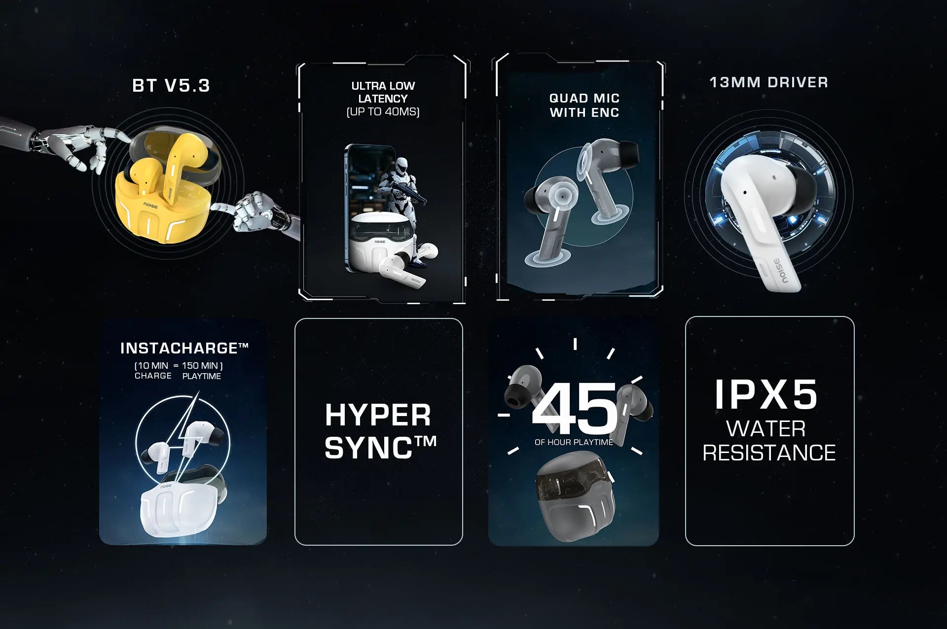 noise buds trooper truly wireless earbuds