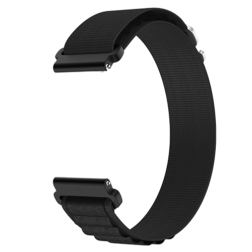 Black / 22mm / Leather
