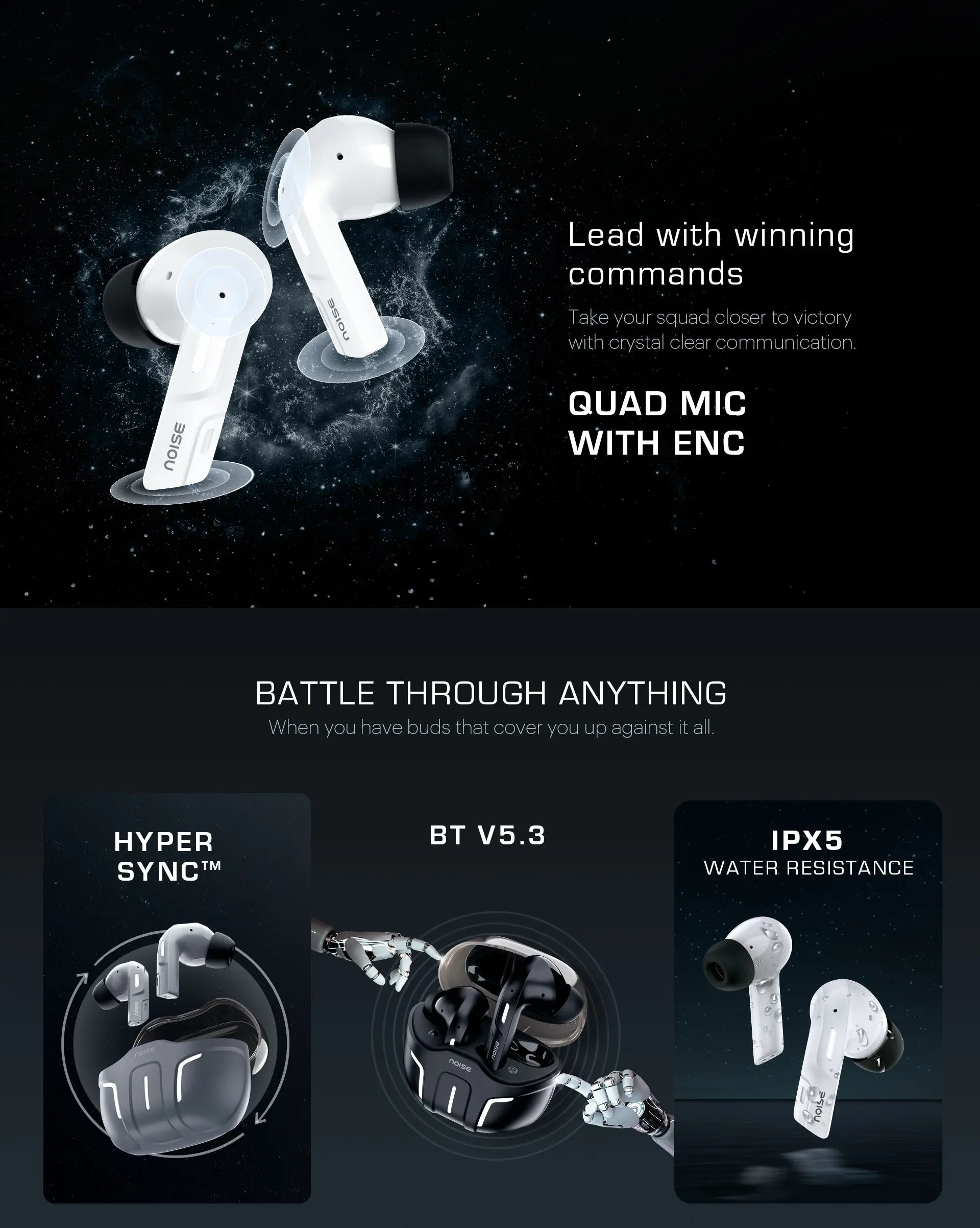 noise buds trooper truly wireless earbuds