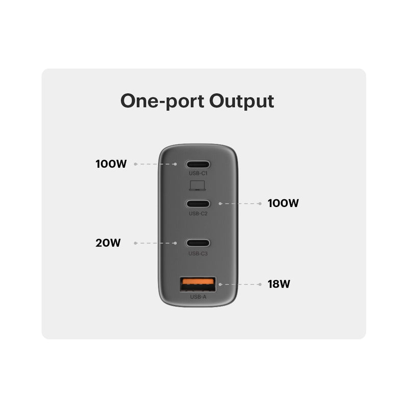 100W