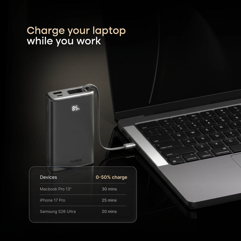 Noise Power Series 20k mAh 65w With Wire Powerbank