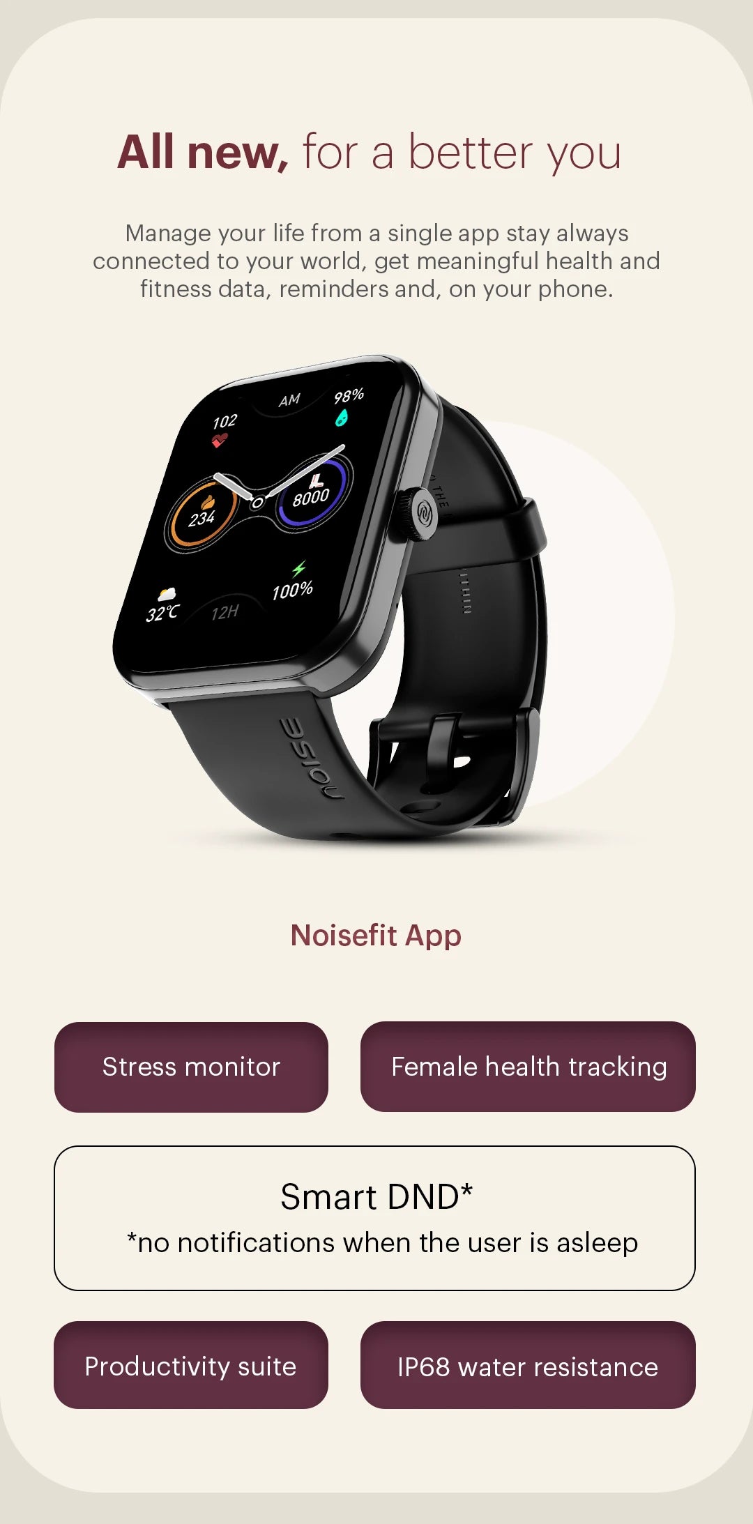 Noise ColorFit Pulse Grand Smart Watch