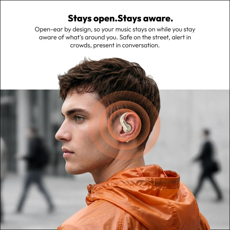 Noise Alt Buds Open Truly Wireless Bluetooth Earbuds - Metallic
