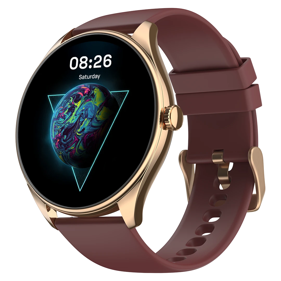 NoiseFit Twist 2 Smartwatch (Deep Wine )