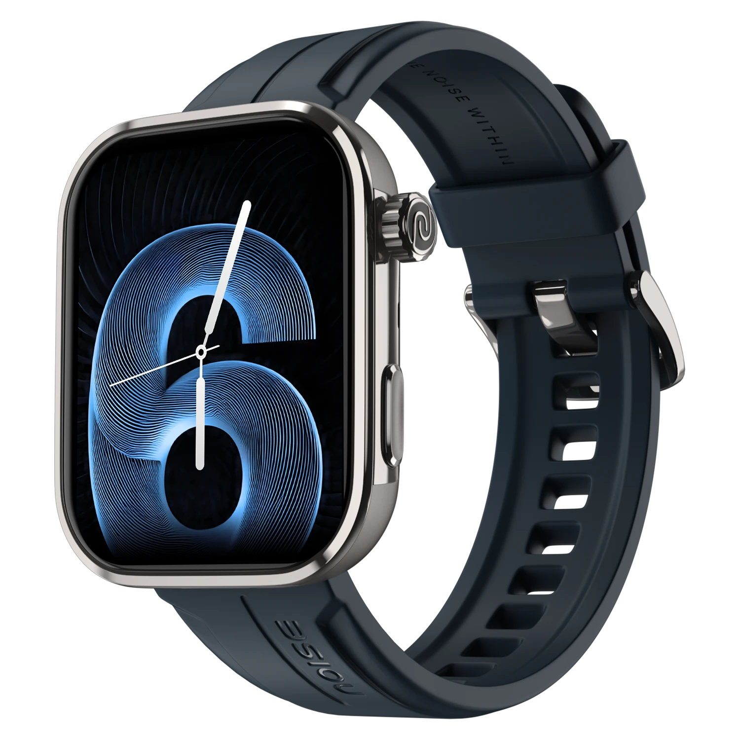 Noise ColorFit Pro 6 Max Smart Watch - Blue Titanium