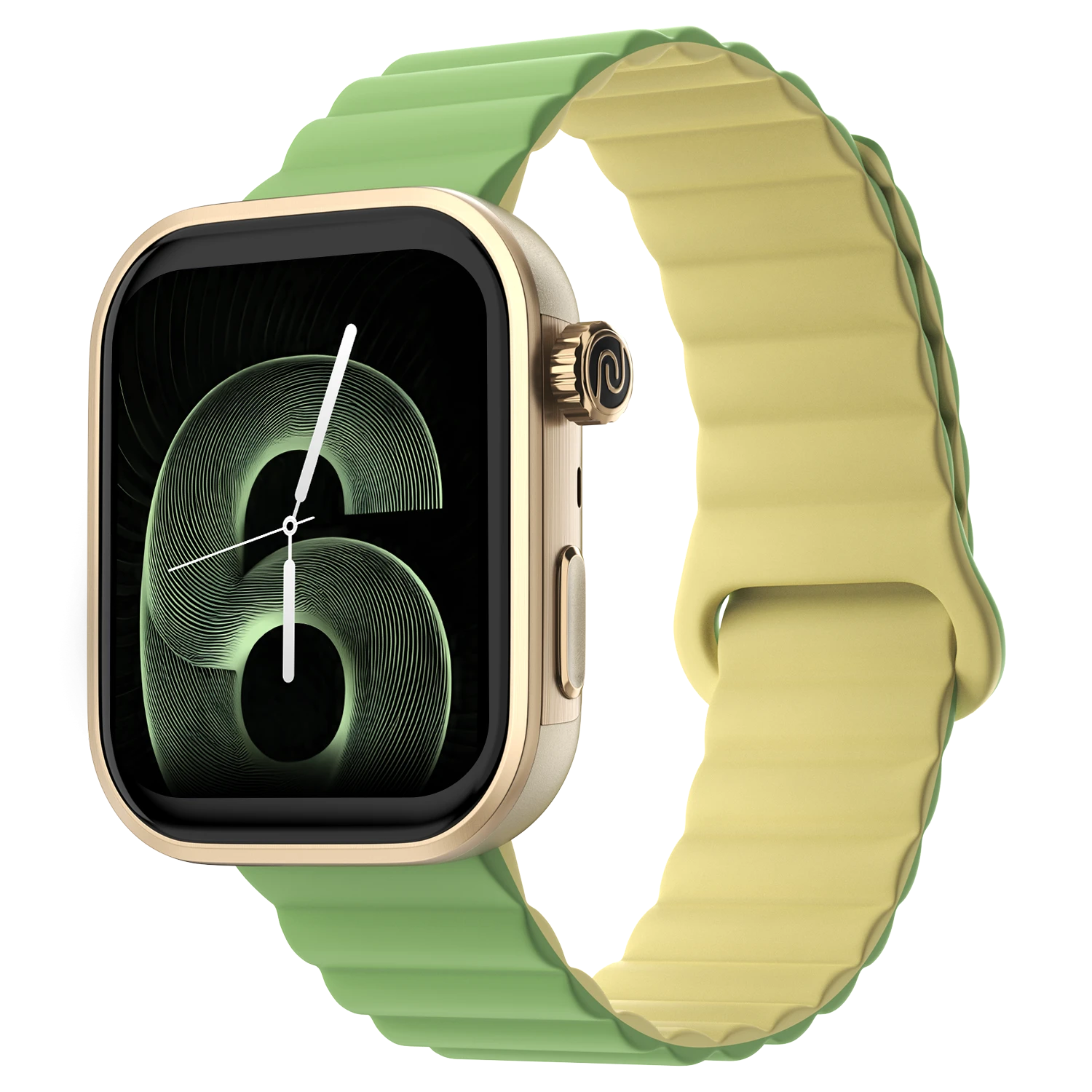 Noise ColorFit Pro 6 Smart Watch - Magnetic Lime