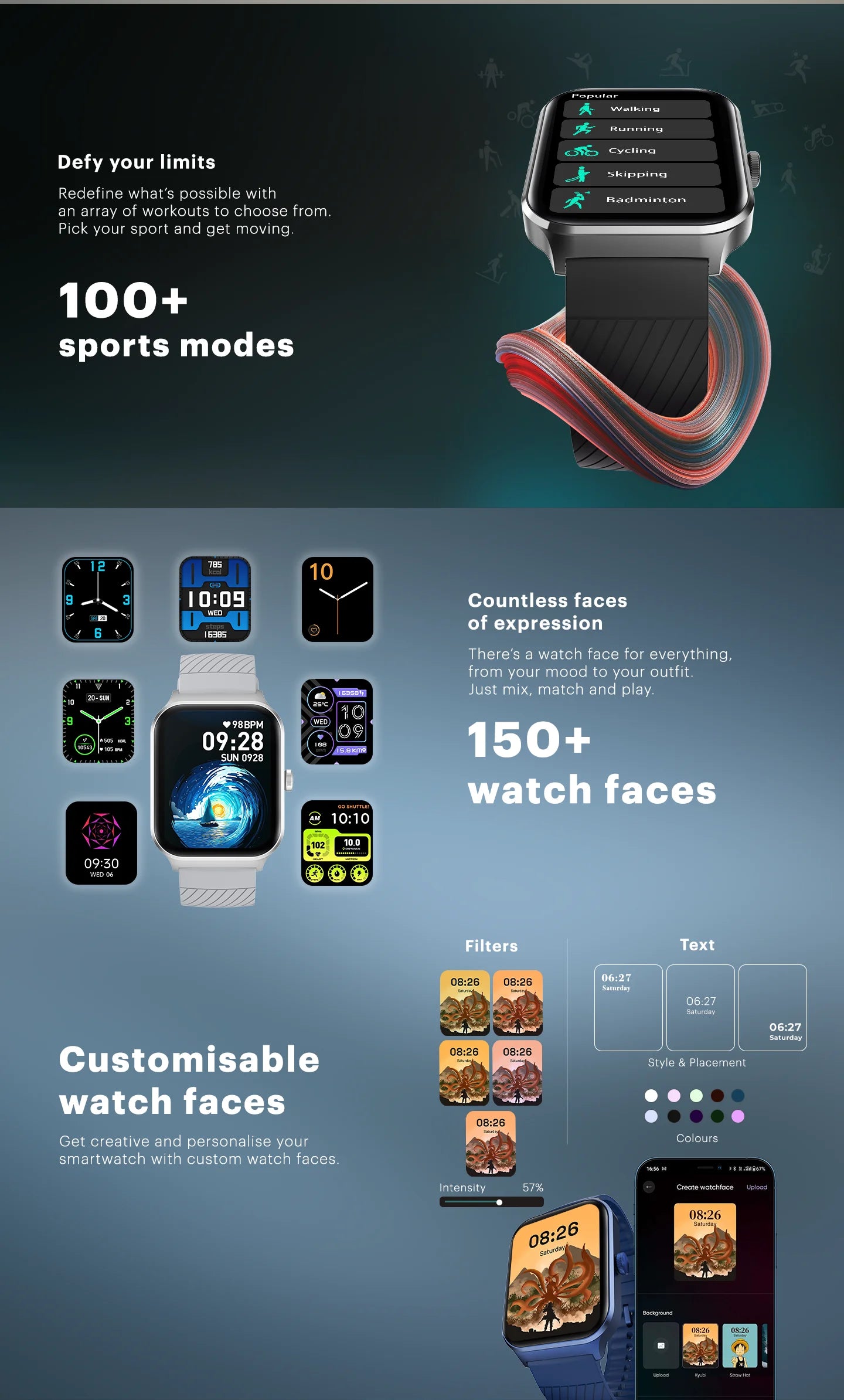 Noise ColorFit Canvas Bluetooth Calling Smart Watch