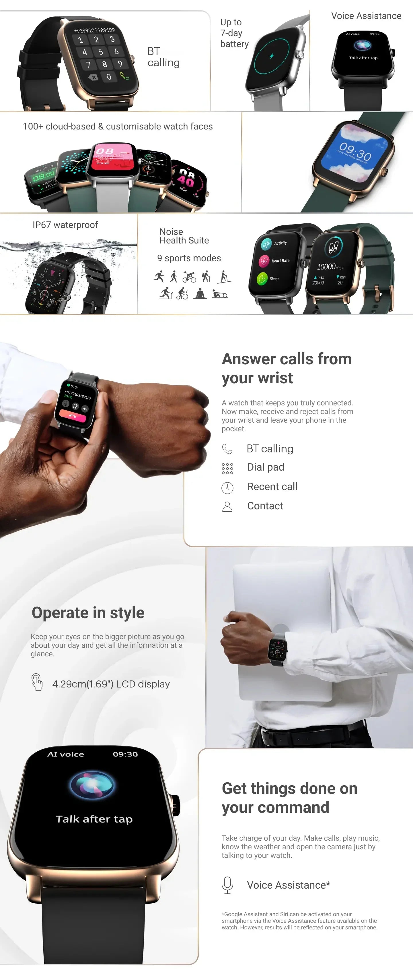 noise noisefit icon buzz smartwatch