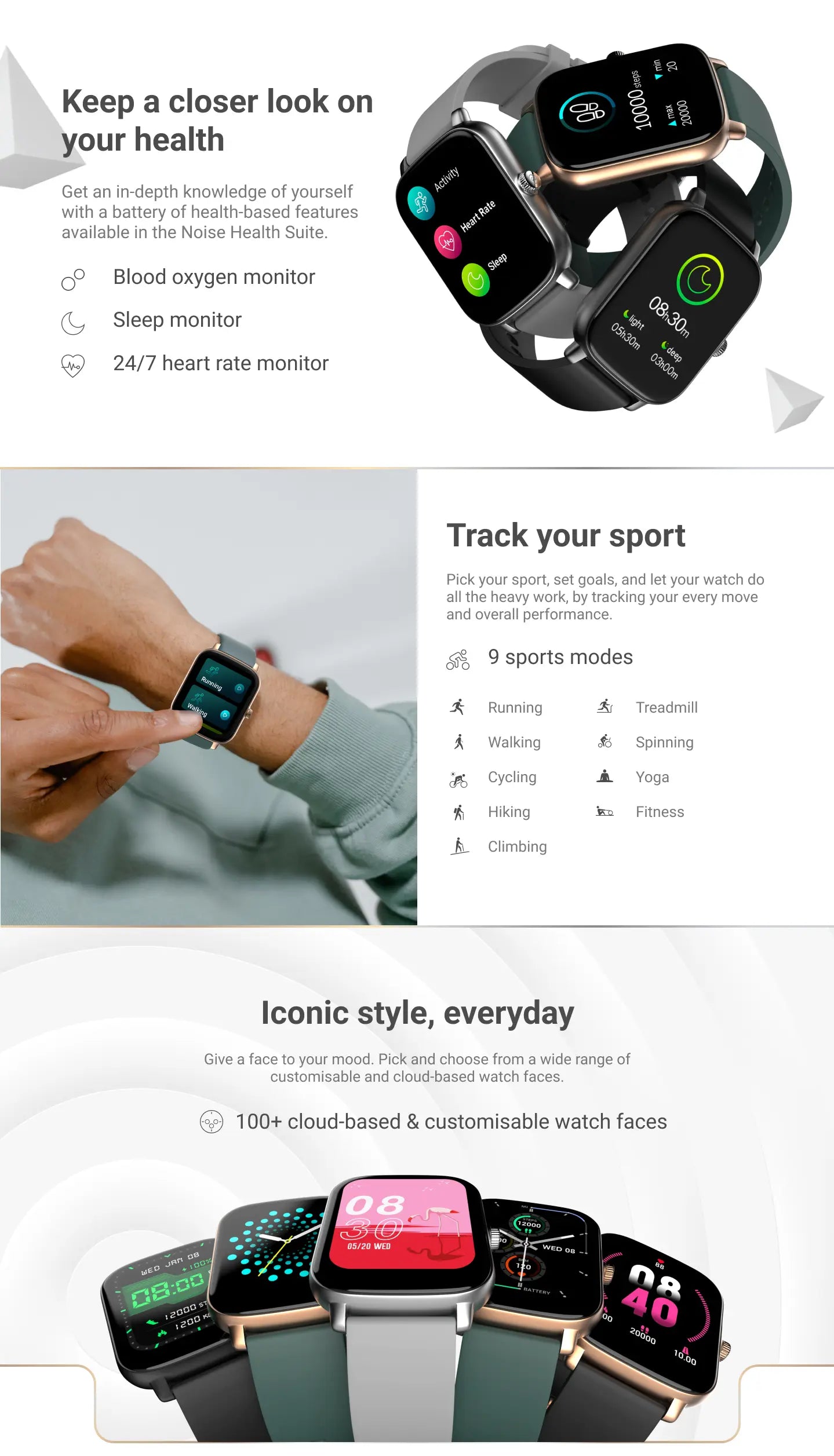 noise noisefit icon buzz smartwatch