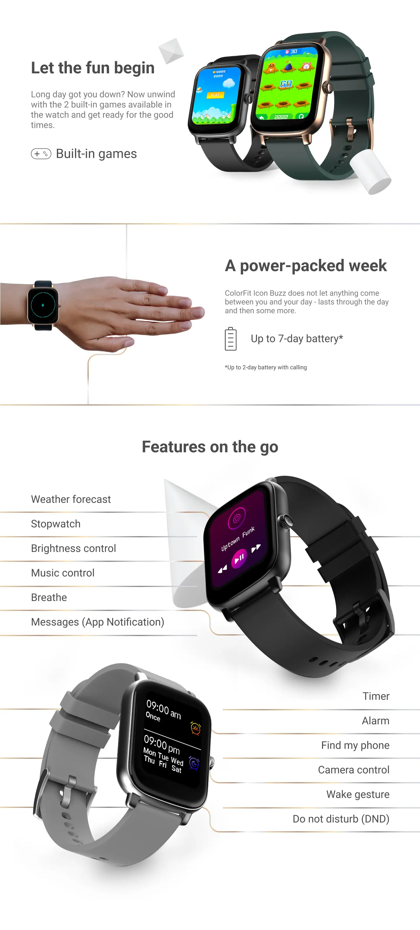 noise noisefit icon buzz smartwatch