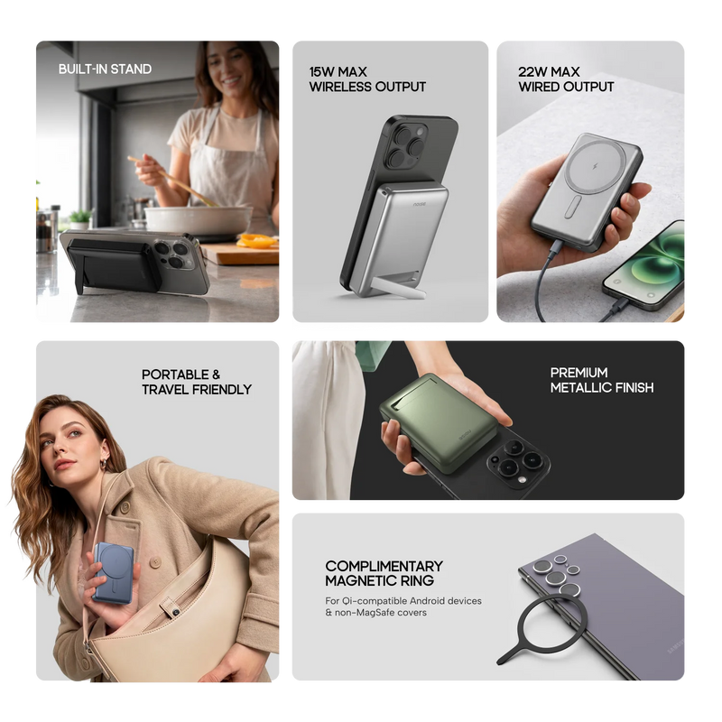 Noise Power Series 10000 mAh Wireless Magsafe Powerbank - Super Saver
