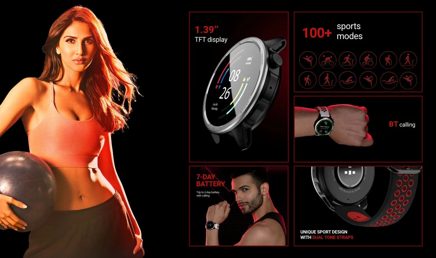 noise hrx bounce smartwatch