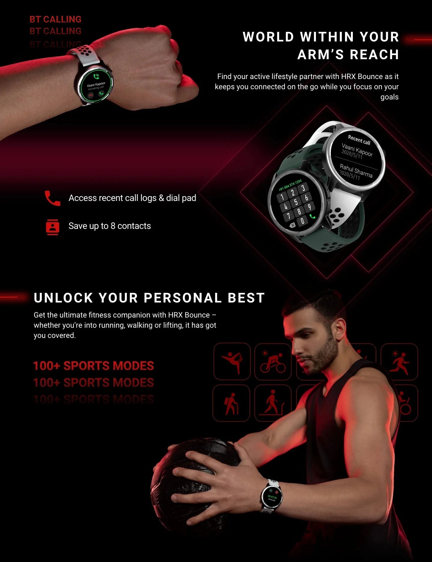 noise hrx bounce smartwatch