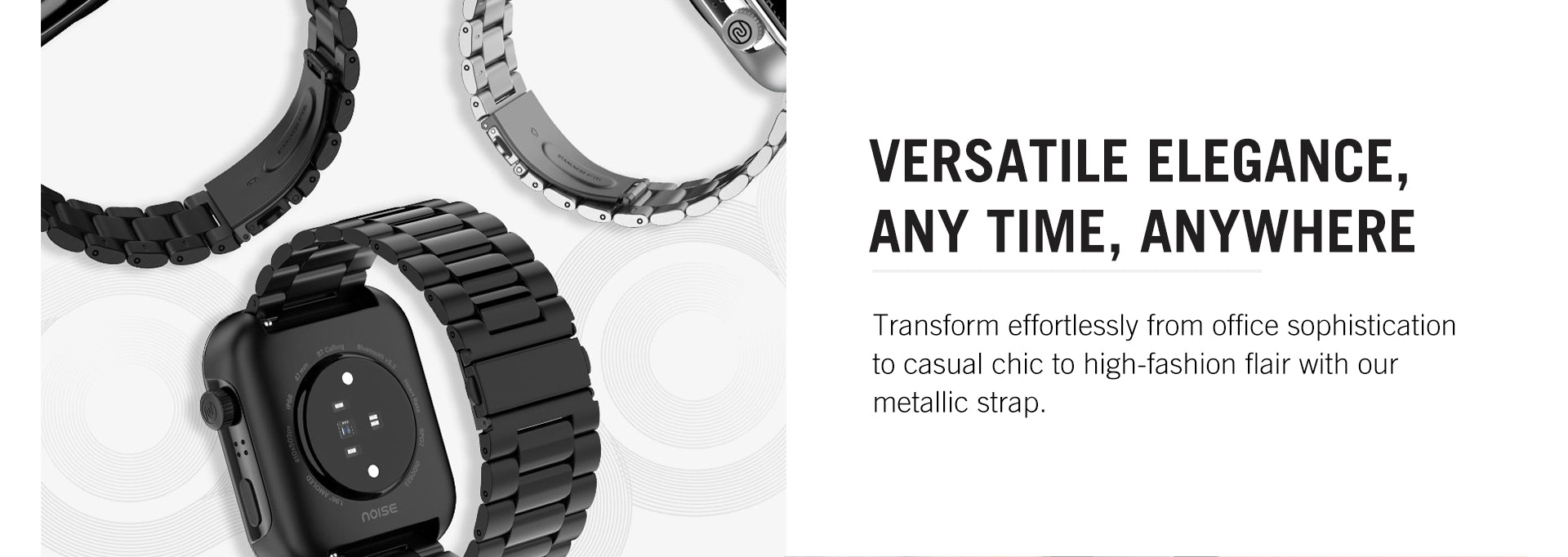 stainless steel 22mm watch strap