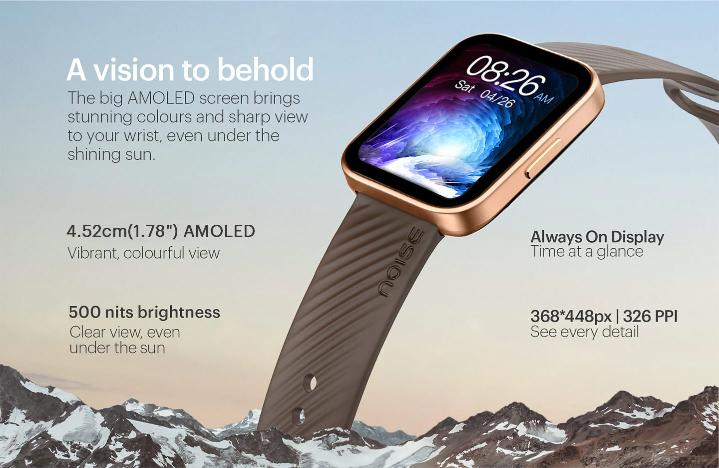 Noise ColorFit Vision 2 Buzz BT Calling Smartwatch