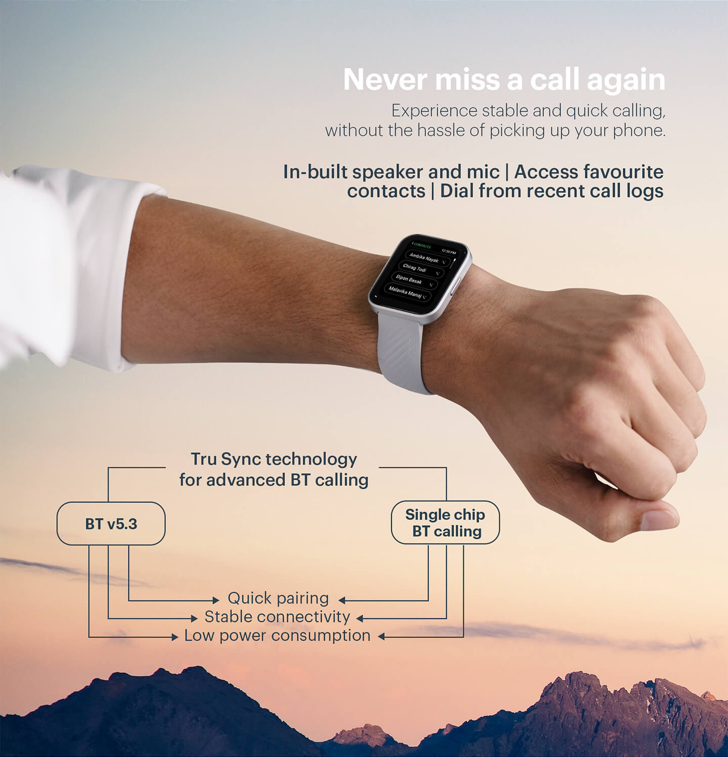 Noise ColorFit Vision 2 Buzz BT Calling Smartwatch