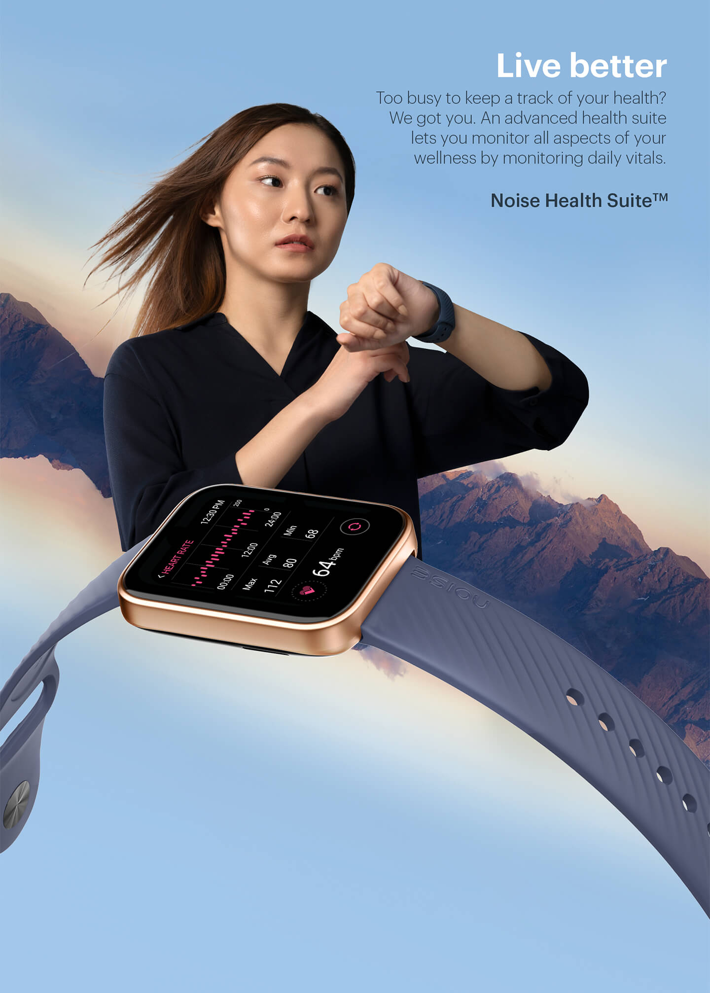Noise ColorFit Vision 2 Buzz BT Calling Smartwatch