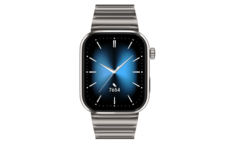 Glossy Titanium Metal Watch Strap 22mm