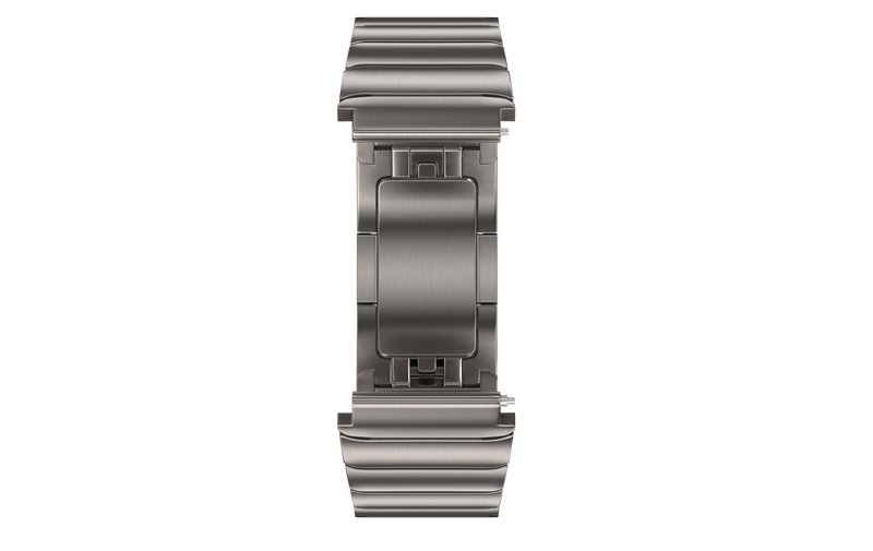 Glossy Titanium Metal Watch Strap 22mm