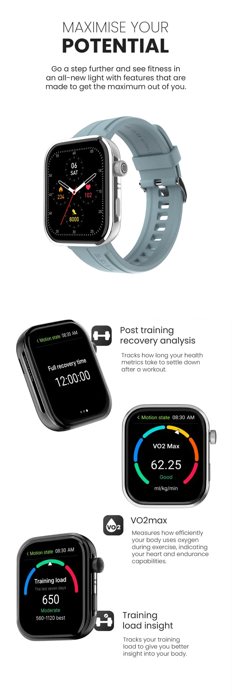 Noise ColorFit Pro Max Smart Watch AMOLED Display Buy Now