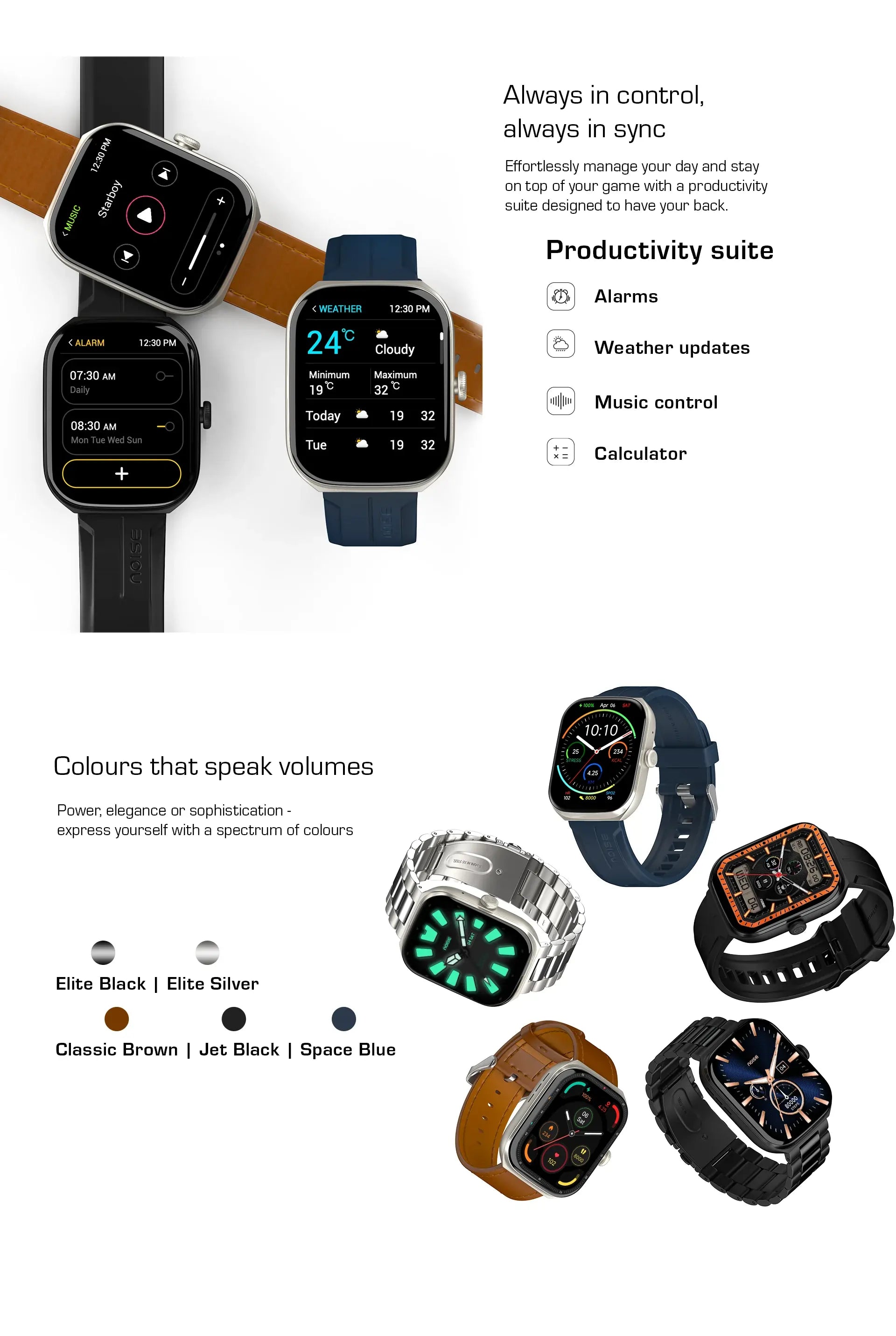 noise colorfit ore smart watch