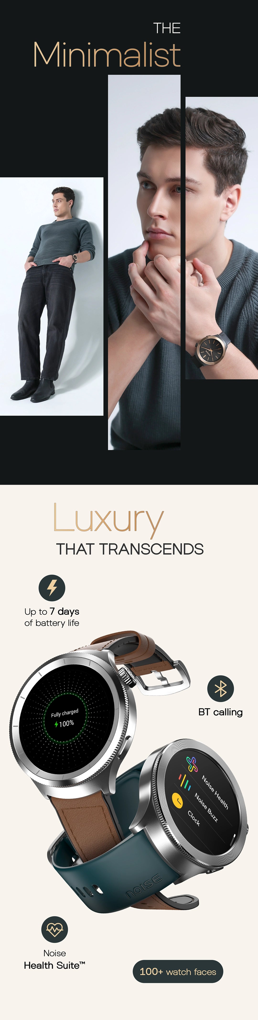 NoiseFit Halo MOD Smartwatch – Limited Edition with Bezels