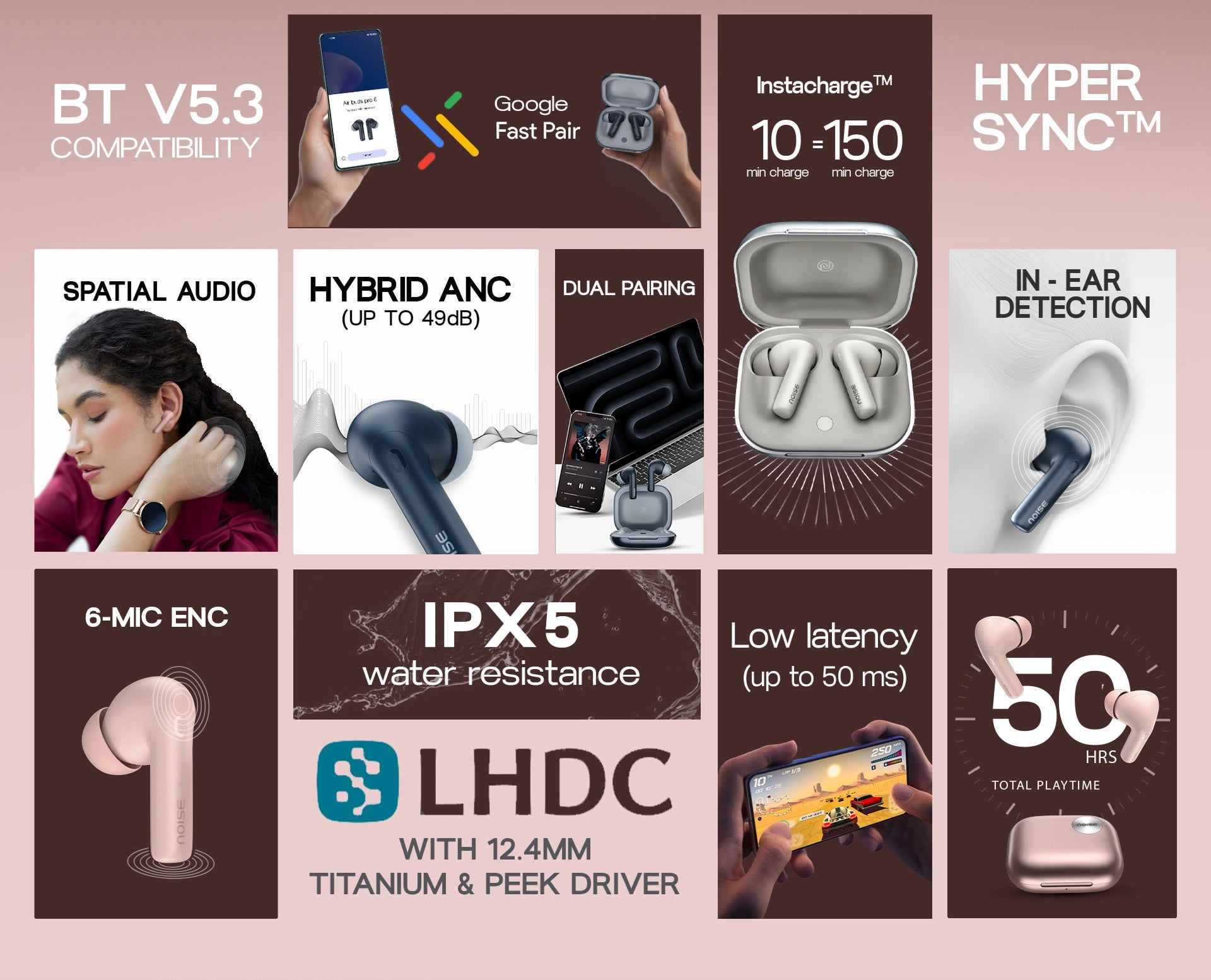 noise air buds pro 6 earbuds