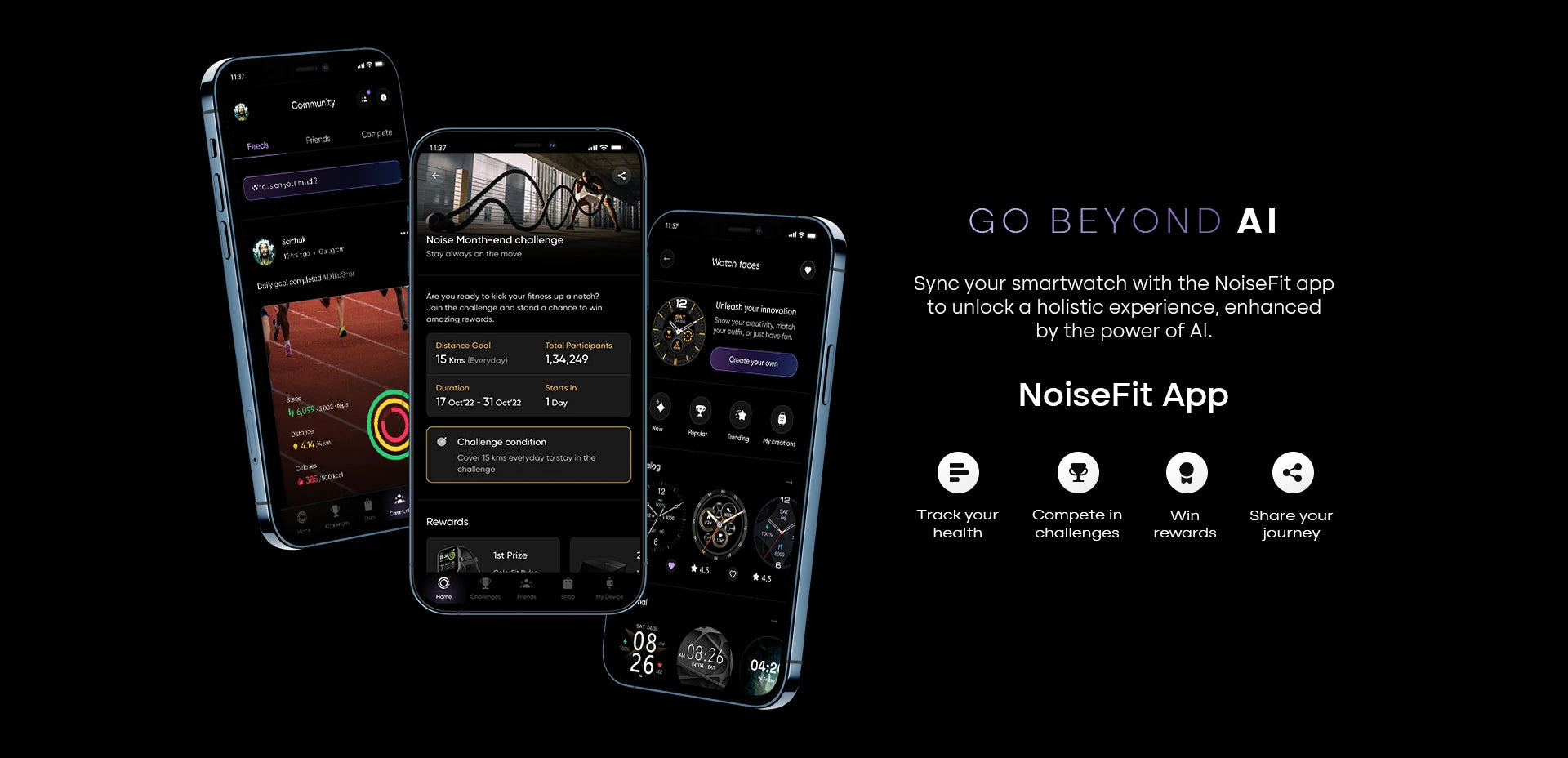 noise colorfit pro 6 max smart watch