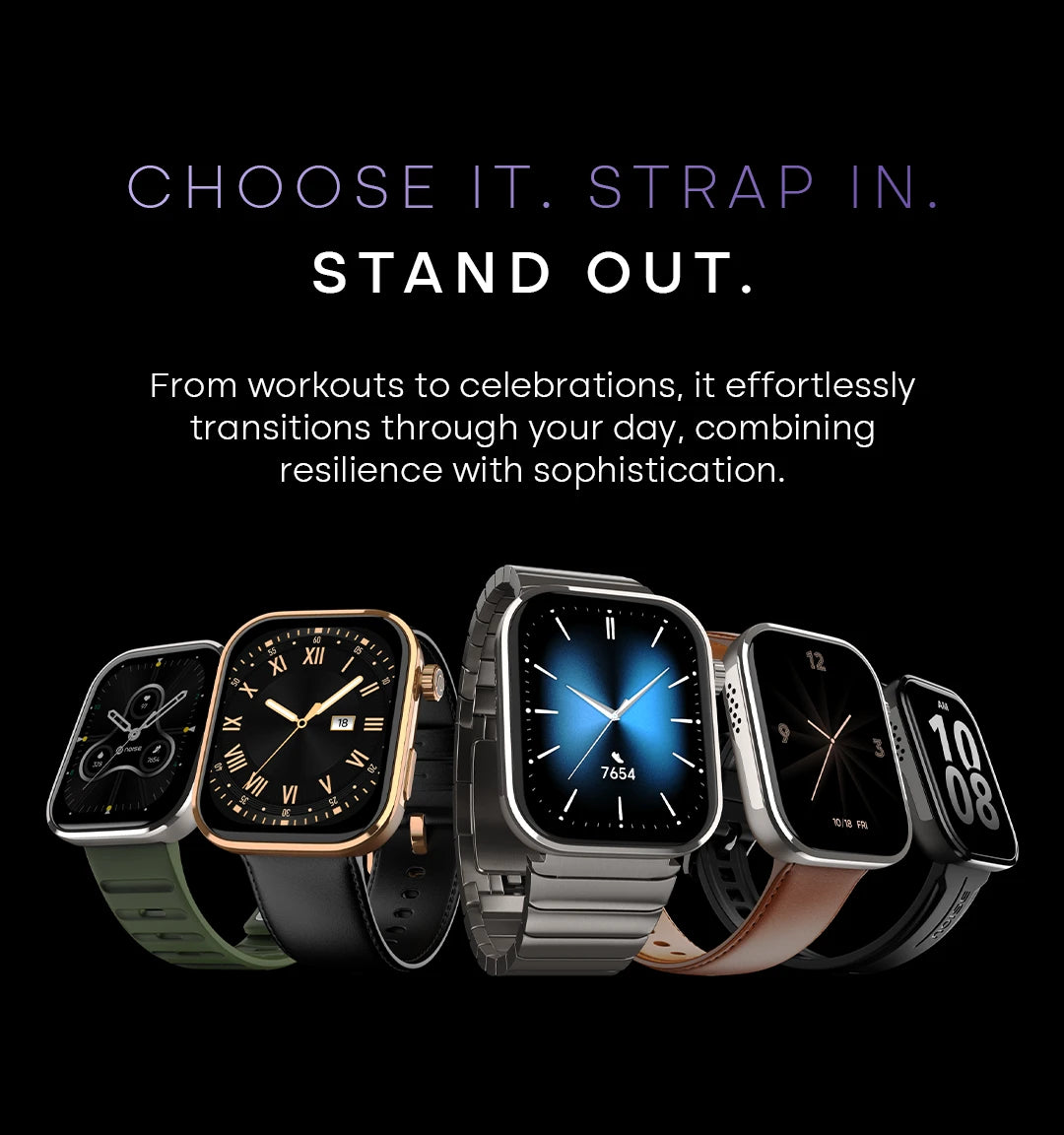 Noise ColorFit Pro Max Smart Watch AI Companion, AMOLED