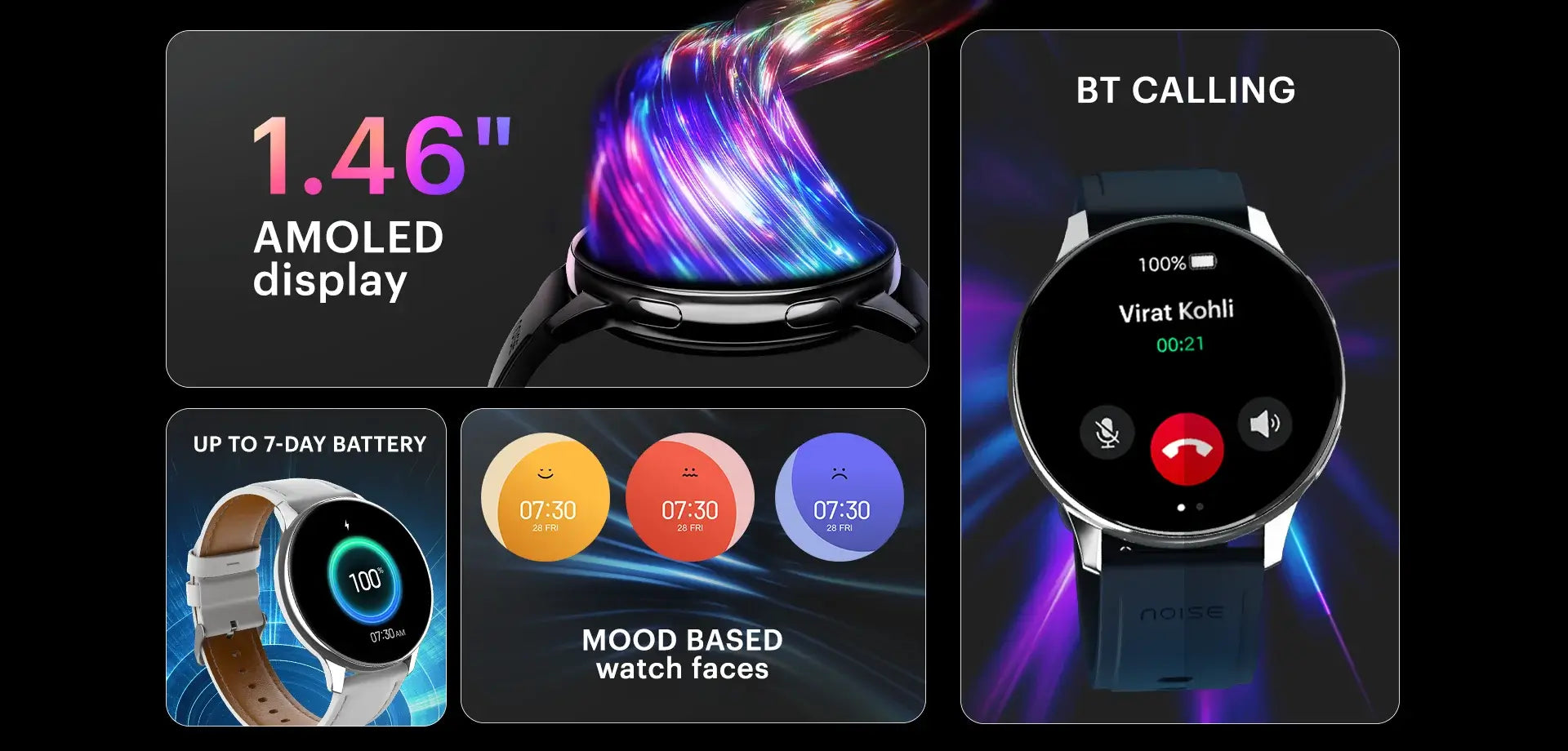 noisefit vortex plus smart watch