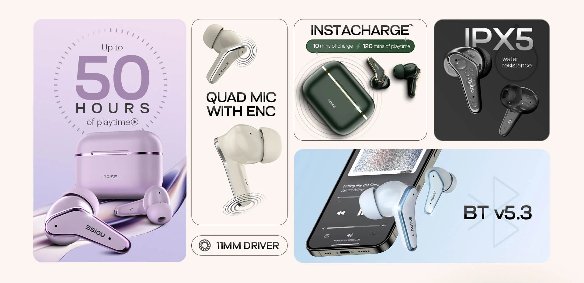 noise buds vs102 elite truly wireless earbuds