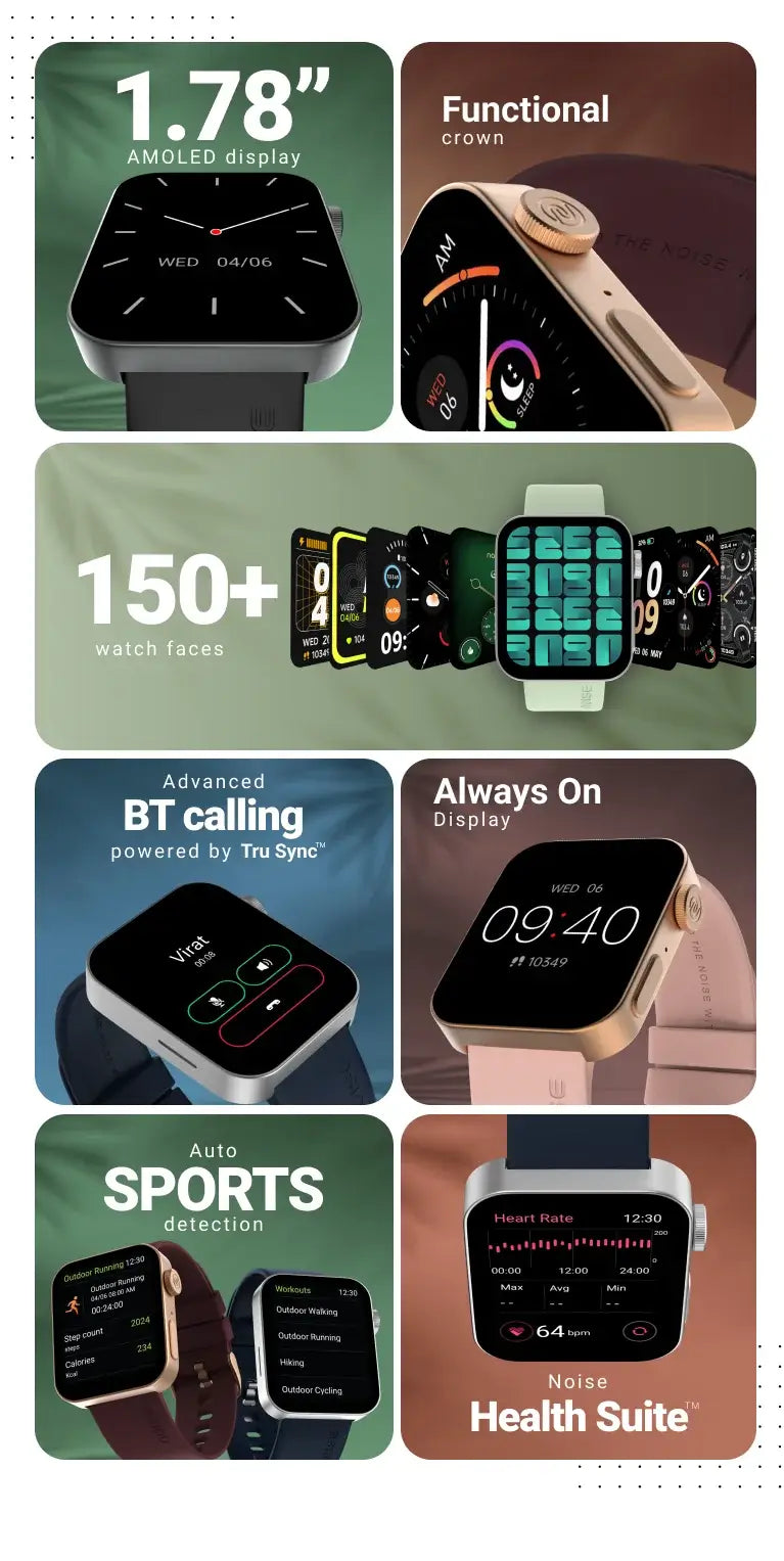 Noise ColorFit Caliber 3 Smart Watch 1.78