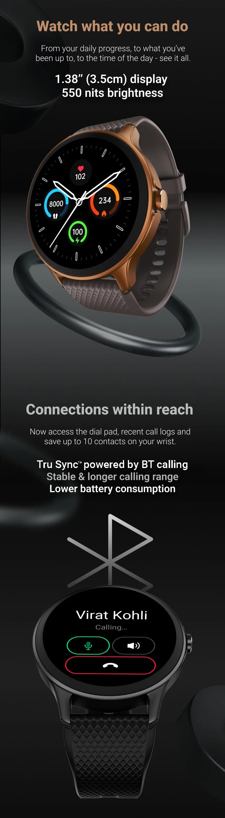 I touch outlet curve smartwatch price