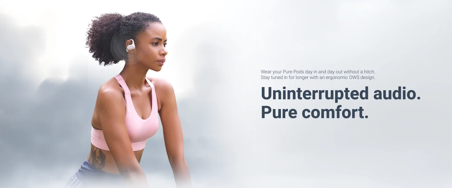 noise pure pods open ear headphones