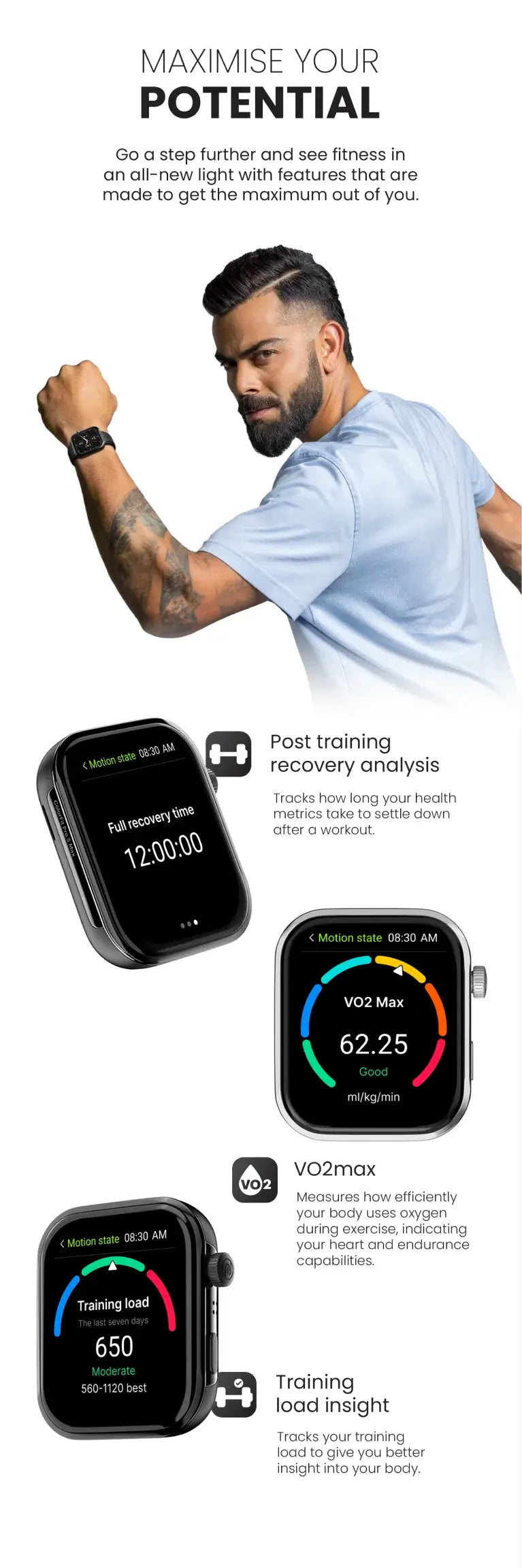 Noise ColorFit Pro 5 Max Smart Watch 1.96 AMOLED Display Buy Now