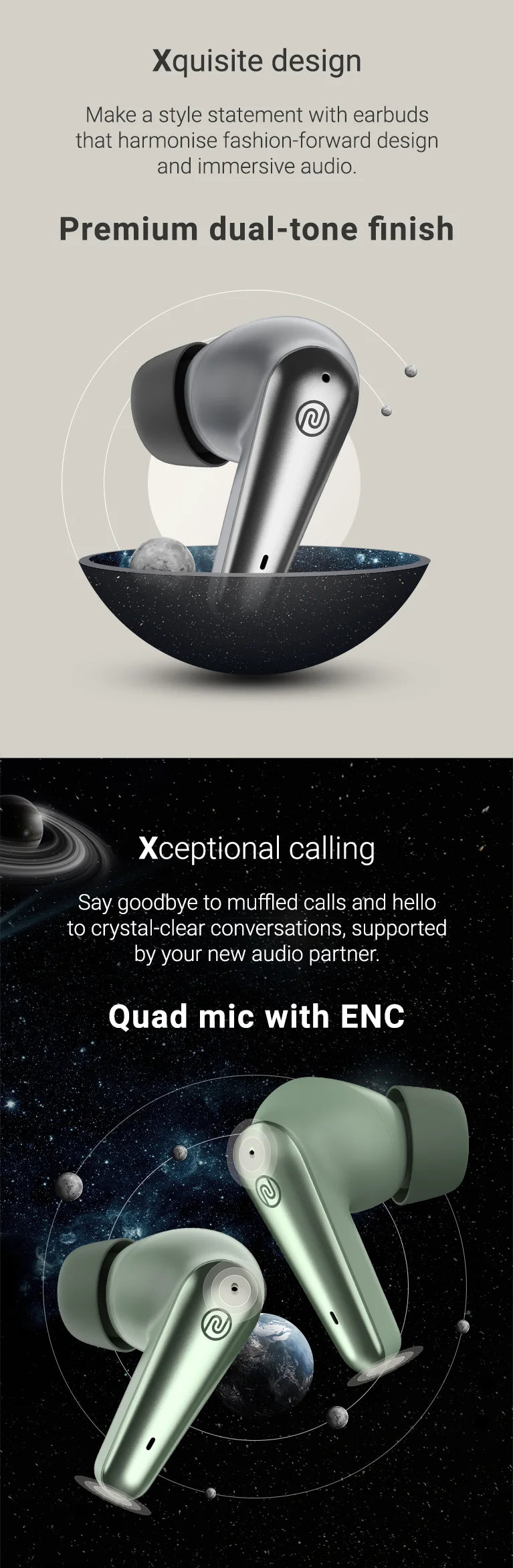 Noise Buds X Prime Truly Wireless Earbuds Massive 120 Hours Playtime