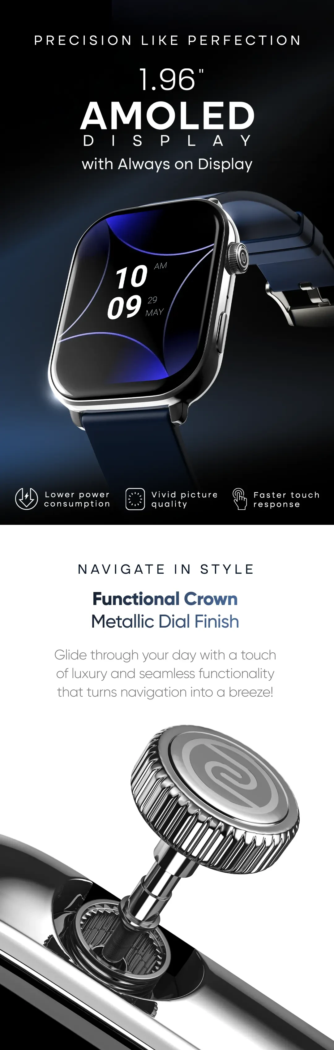 Noise ColorFit Pulse Pro Smart Watch - Main Image
