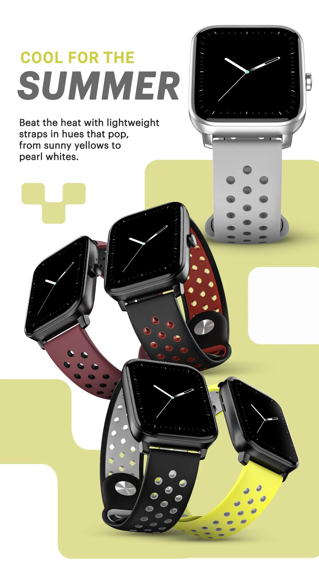 Noise Sports Edition 20mm Strap for noise smart watches