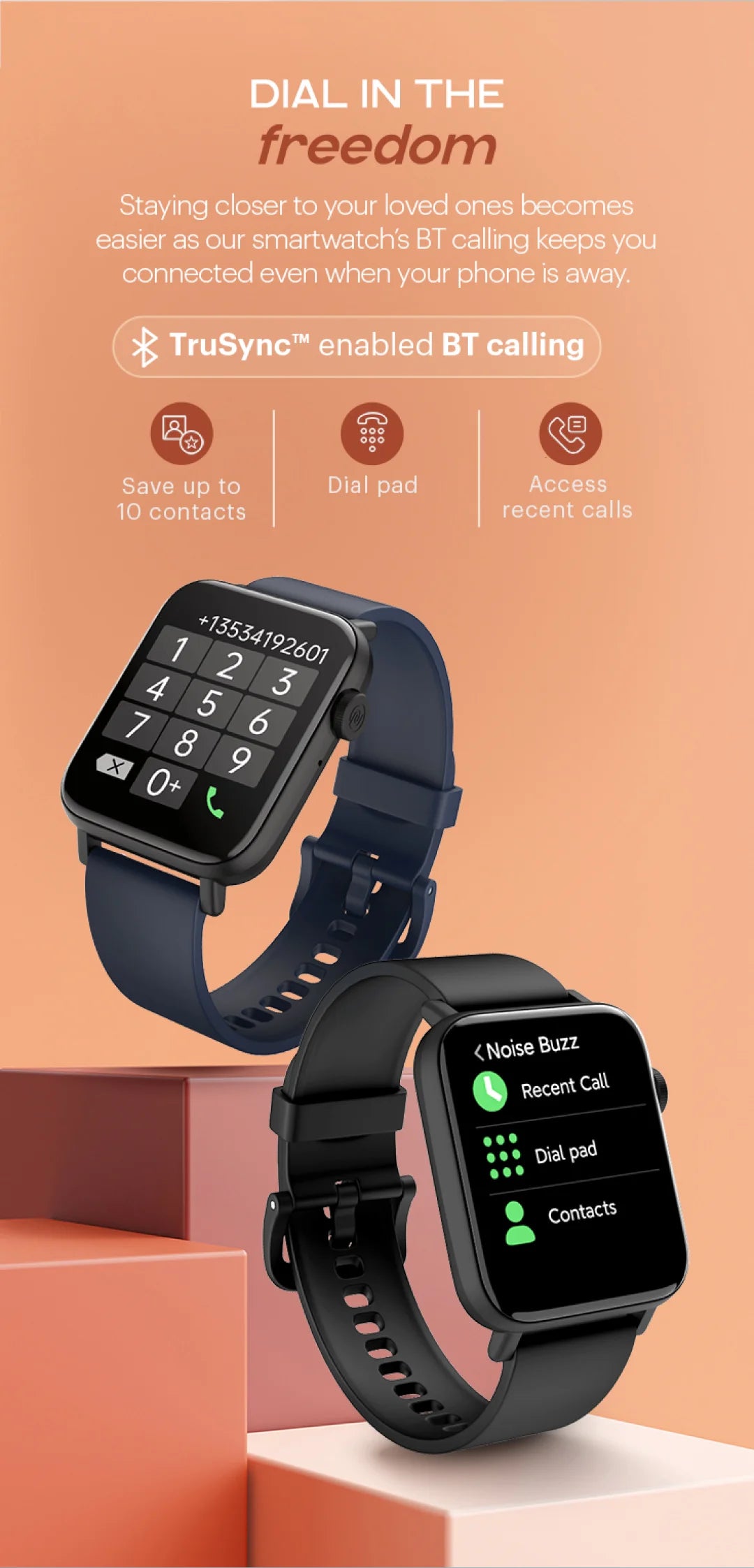 Noise ColorFit Vivid Call 2 Smart Watch 1.85